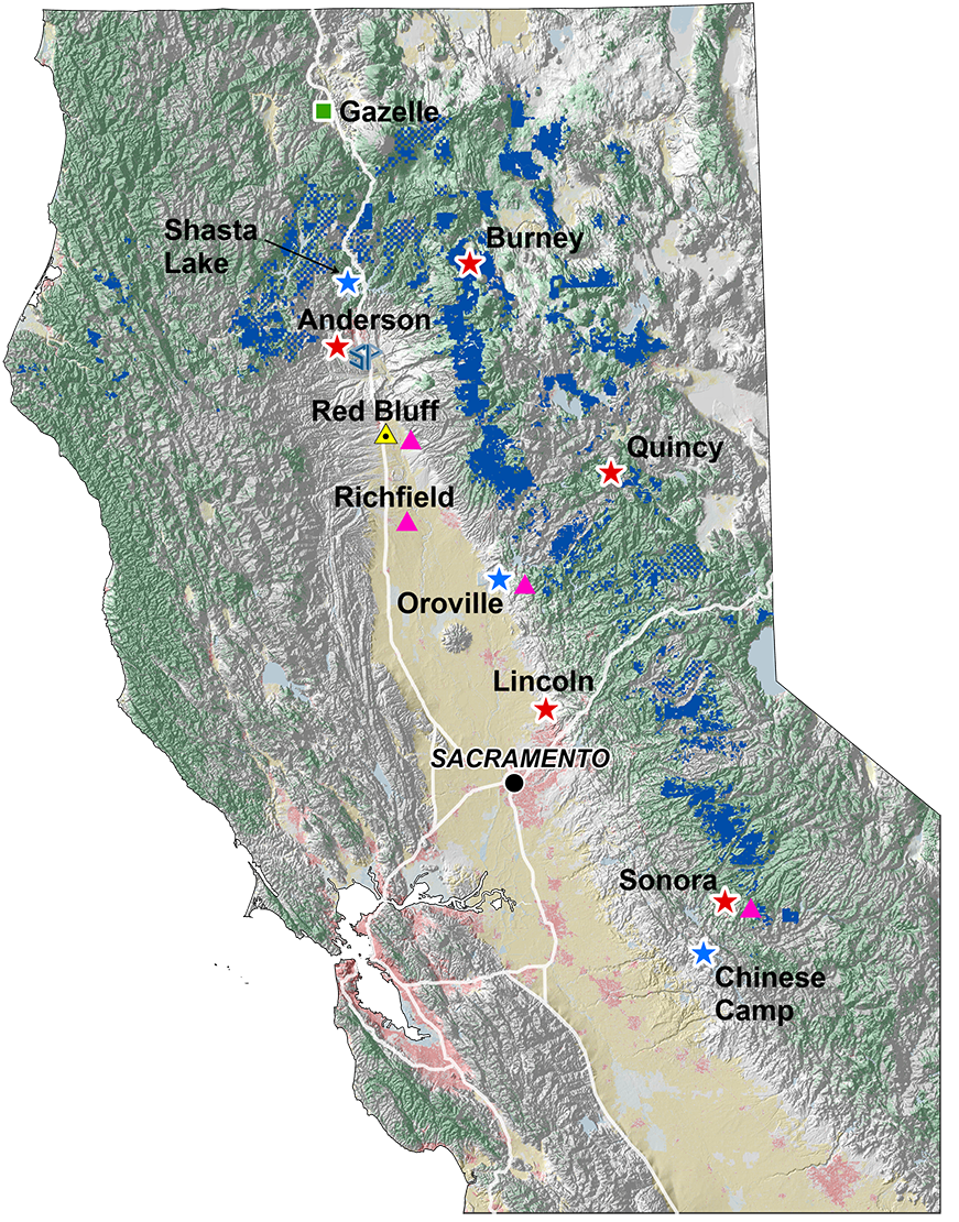 California Locations/Land Holdings